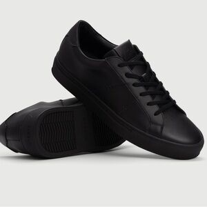 Greats Brooklyn Royale Black Leather Sneakers